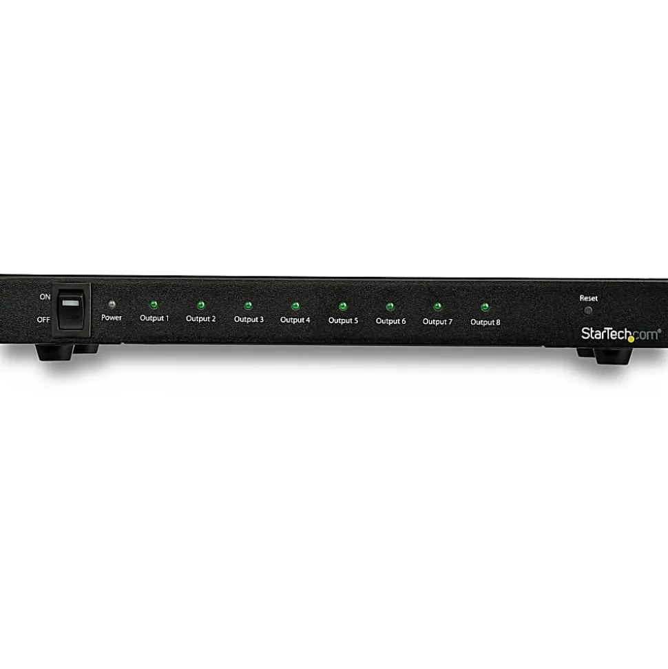 StarTech.com 8-Port 4K 60Hz HDMI Splitter - HDR Support - HDMI 2.0 Splitter - 7.1 Surround Sound Audio - ST128HD20