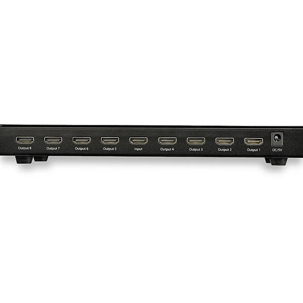 StarTech.com 8-Port 4K 60Hz HDMI Splitter - HDR Support - HDMI 2.0 Splitter - 7.1 Surround Sound Audio - ST128HD20