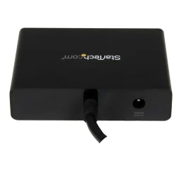 StarTech.com 3-Port Multi Monitor Adapter, DisplayPort 1.2 MST Hub, Dual 4K, 1x 1080p, Video Splitter for Extended Desktop Mode, Windows