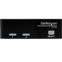 StarTech.com 2 Port Professional USB KVM Switch Kit with Cables - Control 2 USB VGA based computers with this complete KVM kit including cables