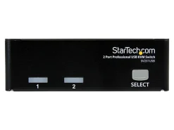 StarTech.com 2 Port Professional USB KVM Switch Kit with Cables - Control 2 USB VGA based computers with this complete KVM kit including cables