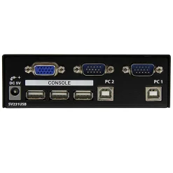 StarTech.com 2 Port Professional USB KVM Switch Kit with Cables - Control 2 USB VGA based computers with this complete KVM kit including cables