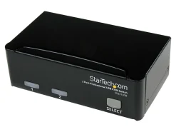 StarTech.com 2 Port Professional USB KVM Switch Kit with Cables - Control 2 USB VGA based computers with this complete KVM kit including cables