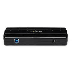 StarTech.com 7 Port SuperSpeed USB 3.0 Hub - Desktop USB Hub with Power Adapter - Black