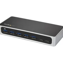 StarTech.com 7 Port USB C Hub - USB-C to 5x USB-A and 2x USB-C - USB 3.0 - 7 port USB Hub - USB C to USB A Hub - HB30C5A2CSC