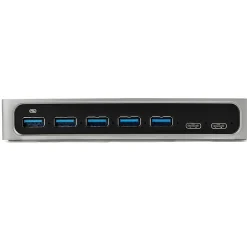 StarTech.com 7 Port USB C Hub - USB-C to 5x USB-A and 2x USB-C - USB 3.0 - 7 port USB Hub - USB C to USB A Hub - HB30C5A2CSC