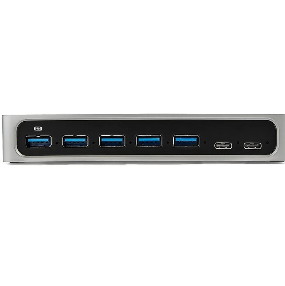 StarTech.com 7 Port USB C Hub - USB-C to 5x USB-A and 2x USB-C - USB 3.0 - 7 port USB Hub - USB C to USB A Hub - HB30C5A2CSC