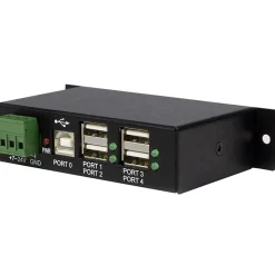 StarTech.com 4-Port USB 2.0 Hub - Add four rugged external USB 2.0 ports from a single USB connection - ST4200USBM