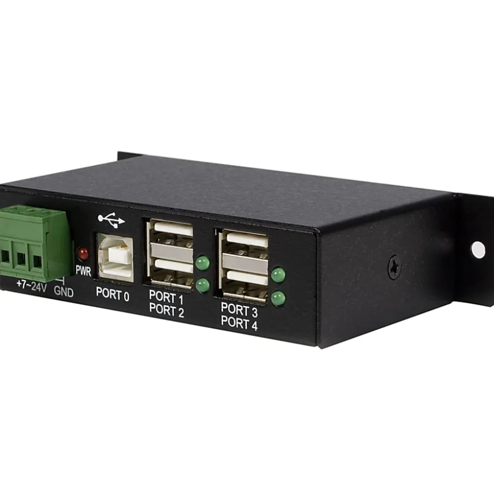 StarTech.com 4-Port USB 2.0 Hub - Add four rugged external USB 2.0 ports from a single USB connection - ST4200USBM