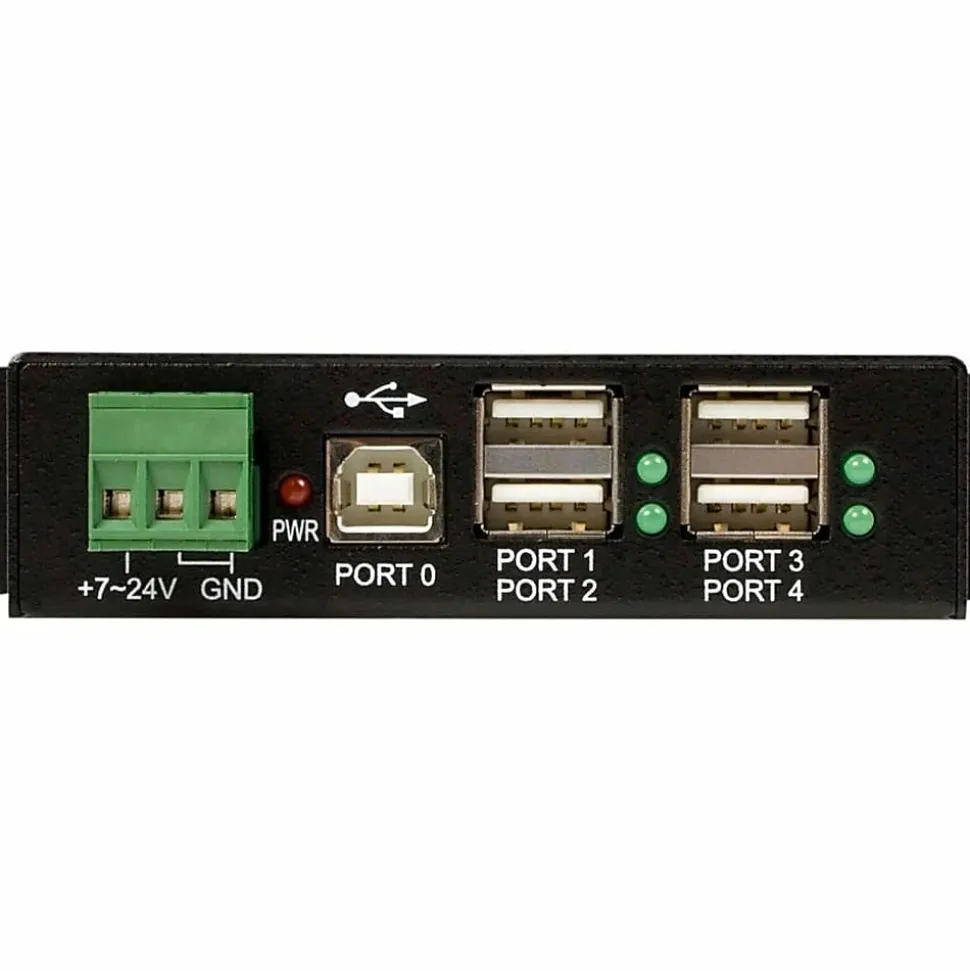 StarTech.com 4-Port USB 2.0 Hub - Add four rugged external USB 2.0 ports from a single USB connection - ST4200USBM