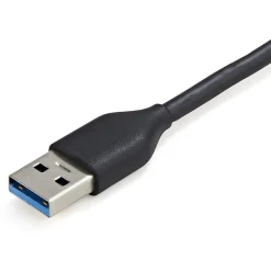 StarTech.com 4 Port USB 3.0 Hub, 4x USB-A, 5Gbps Laptop/Desktop USB Type-A Hub, USB Bus Powered, 11" Long Cable with Cable Management