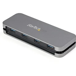 StarTech.com 4 Port USB 3.0 Hub, 4x USB-A, 5Gbps Laptop/Desktop USB Type-A Hub, USB Bus Powered, 11