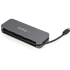 StarTech.com 4 Port USB 3.0 Hub, 4x USB-A, 5Gbps Laptop/Desktop USB Type-A Hub, USB Bus Powered, 11