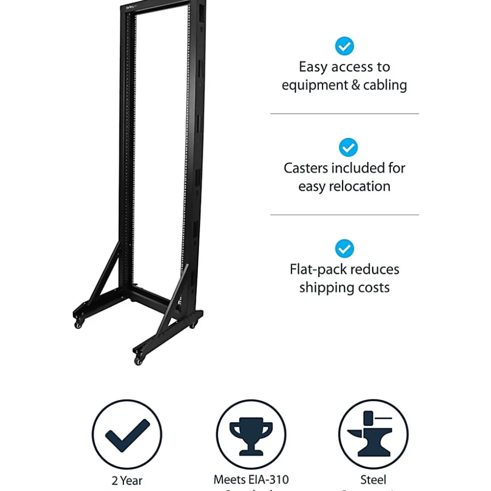 StarTech.com 2-Post Server Rack