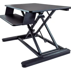 StarTech.com Sit Stand Desk Converter - Large 35in Work Surface - Adjustable Stand up Desk -  - ARMSTSLG
