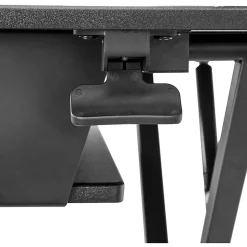 StarTech.com Sit Stand Desk Converter - Large 35in Work Surface - Adjustable Stand up Desk - - ARMSTSLG