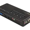 StarTech.com SV411KUSB, KVM / audio switch, USB, 4 ports, 1 local user