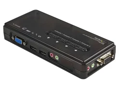 StarTech.com SV411KUSB, KVM / audio switch, USB, 4 ports, 1 local user