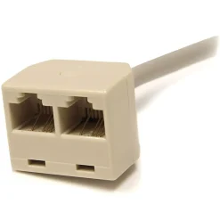 StarTech.com 2-to-1 RJ45 Splitter Cable Adapter - Network splitter - RJ-45 (M) - RJ-45 (F) - RJ45SPLITTER