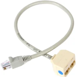 StarTech.com 2-to-1 RJ45 Splitter Cable Adapter - Network splitter - RJ-45 (M) - RJ-45 (F) - RJ45SPLITTER