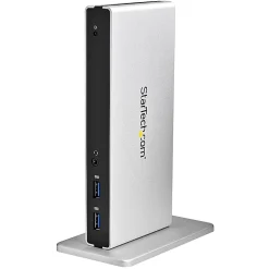 StarTech.com USB 3.0 Docking Station - Compatible with Windows/macOS - Dual DVI Docking Station Supports Dual Monitors - USB3SDOCKDD