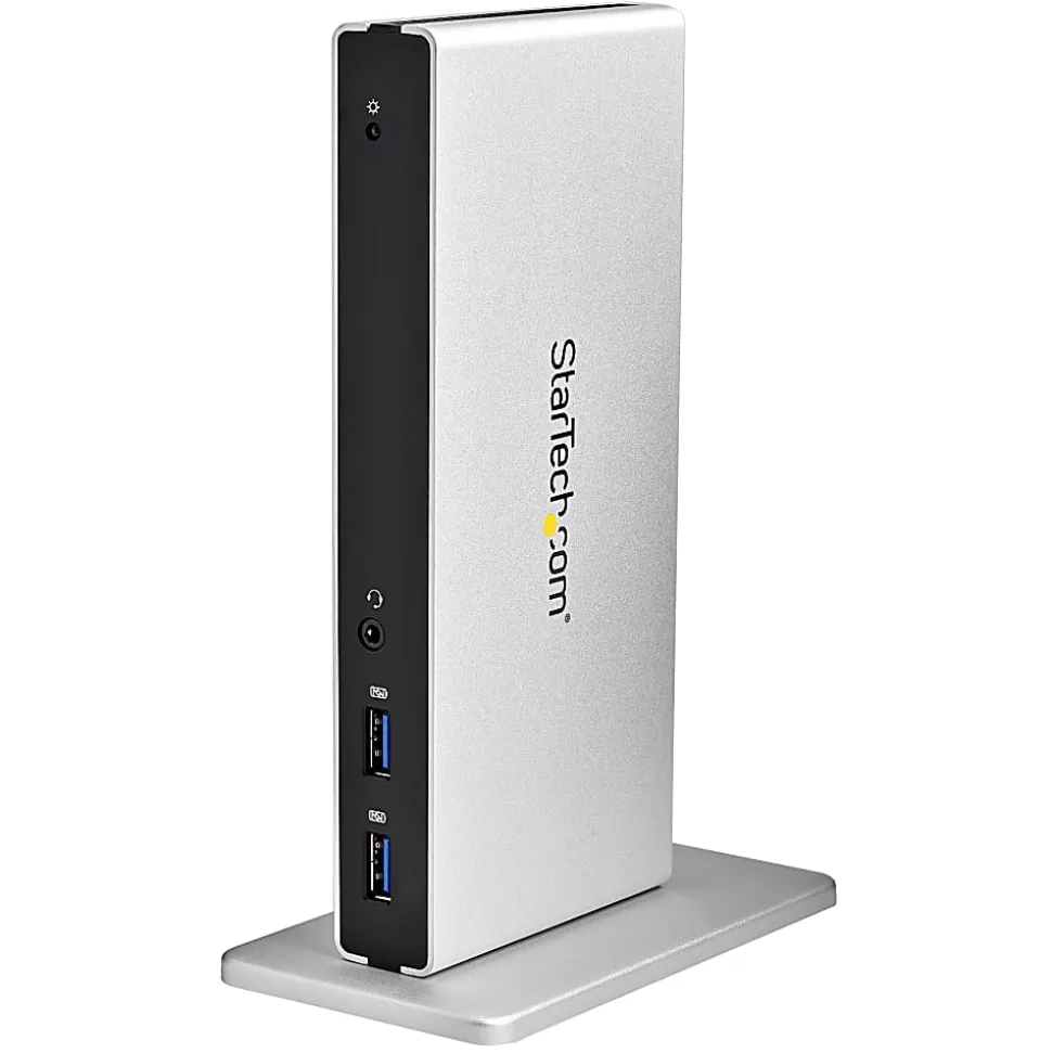 StarTech.com USB 3.0 Docking Station - Compatible with Windows/macOS - Dual DVI Docking Station Supports Dual Monitors - USB3SDOCKDD
