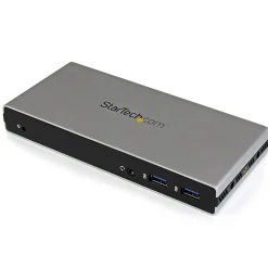 StarTech.com USB 3.0 Docking Station - Compatible with Windows/macOS - Dual DVI Docking Station Supports Dual Monitors - USB3SDOCKDD