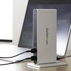 StarTech.com USB 3.0 Docking Station - Compatible with Windows/macOS - Dual DVI Docking Station Supports Dual Monitors - USB3SDOCKDD