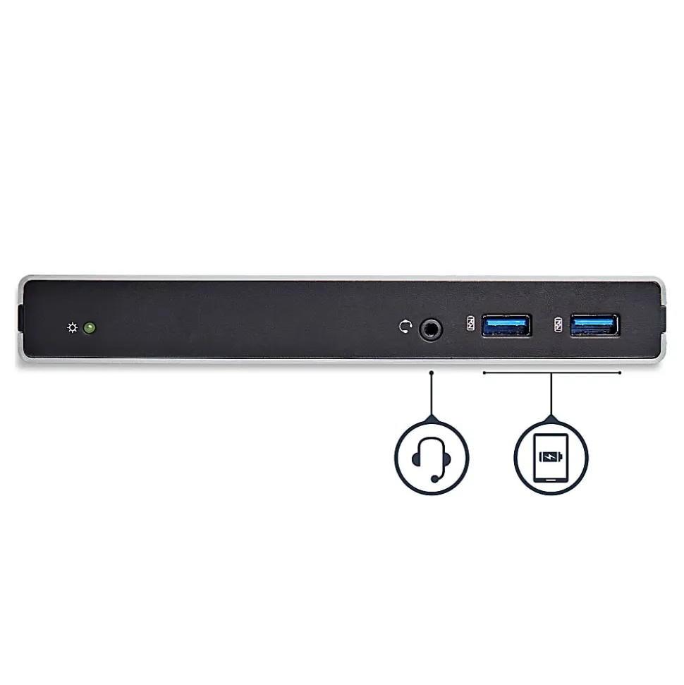 StarTech.com USB 3.0 Docking Station - Compatible with Windows/macOS - Dual DVI Docking Station Supports Dual Monitors - USB3SDOCKDD