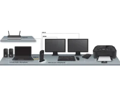 StarTech.com USB 3.0 Docking Station - Compatible with Windows/macOS - Supports Dual Displays - HDMI and DVI - USB3SDOCKHD