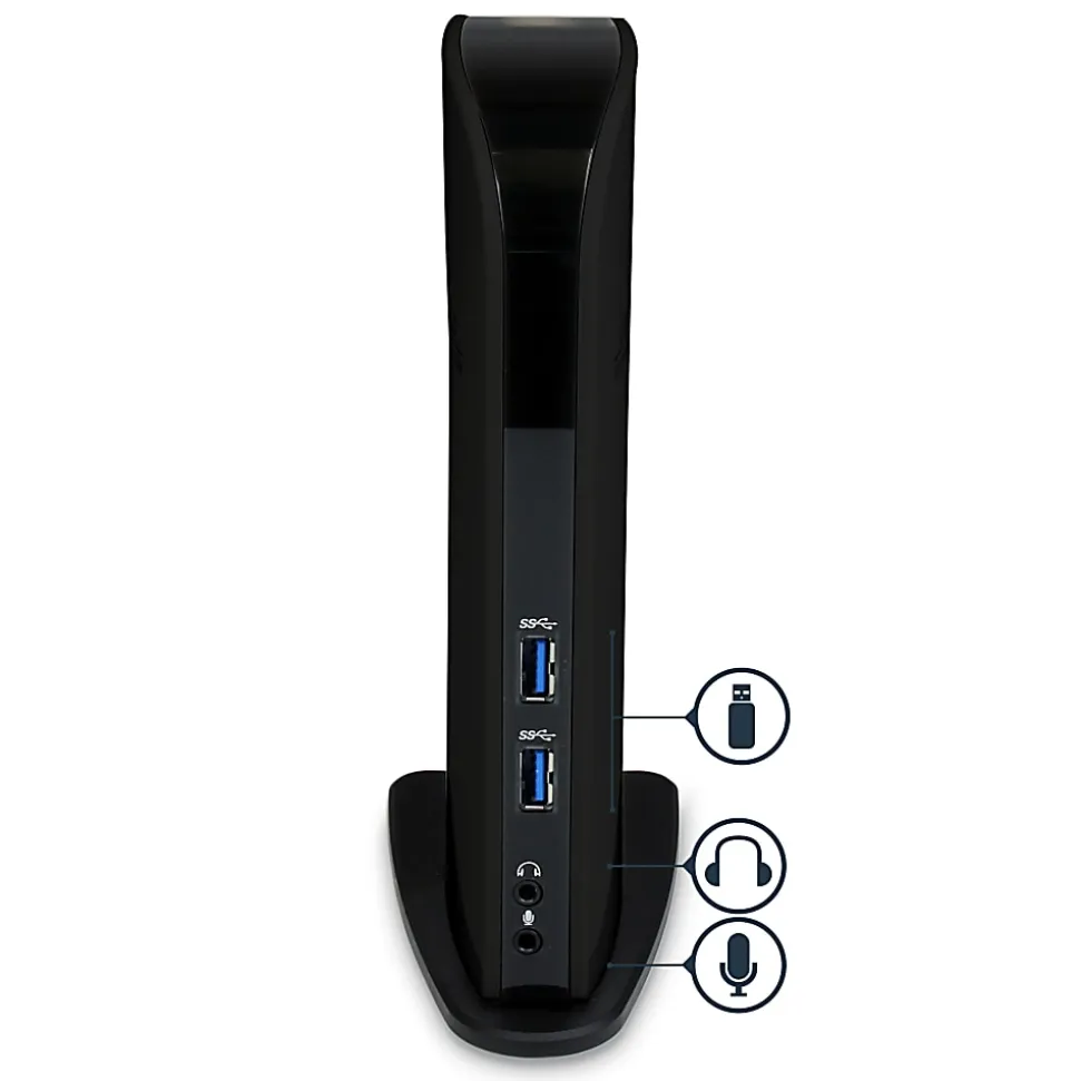 StarTech.com USB 3.0 Docking Station - Compatible with Windows/macOS - Supports Dual Displays - HDMI and DVI - USB3SDOCKHD