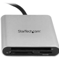 StarTech.com USB 3.0 Flash Memory Multi-Card Reader/Writer with USB-C - SD microSD and CompactFlash Card Reader w/ Integrated US - FCREADU3C