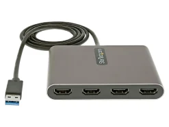 StarTech.com USB 3.0 To 4 HDMI Adapter / External Video And Graphics Card