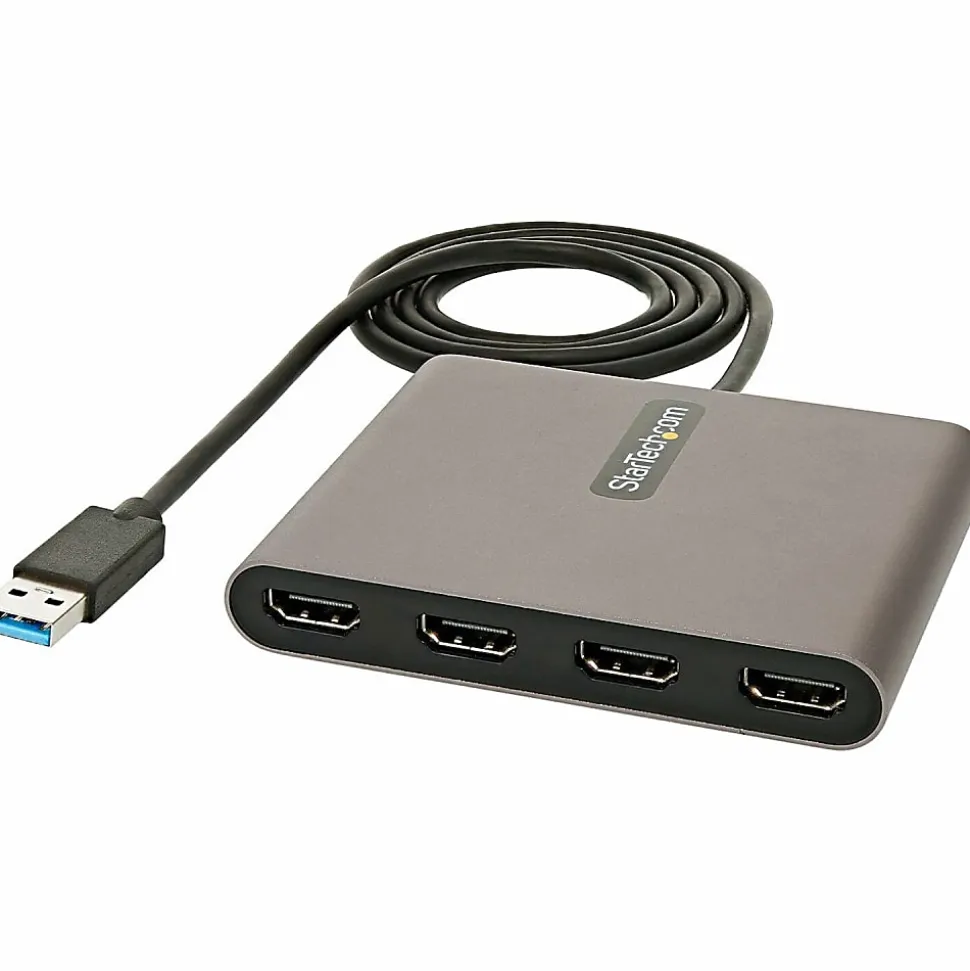 StarTech.com USB 3.0 To 4 HDMI Adapter / External Video And Graphics Card