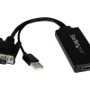 StarTech.com VGA to HDMI Adapter with USB Audio & Power - Portable VGA to HDMI Converter - 1080p - Adapter cable - VGA2HDU