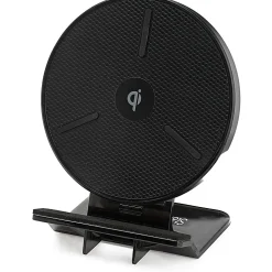 StarTech.com 15W Qi Wireless Charging Stand, Universal Qi Certified Wireless Charger Stand or Pad, - QWCHSTAND