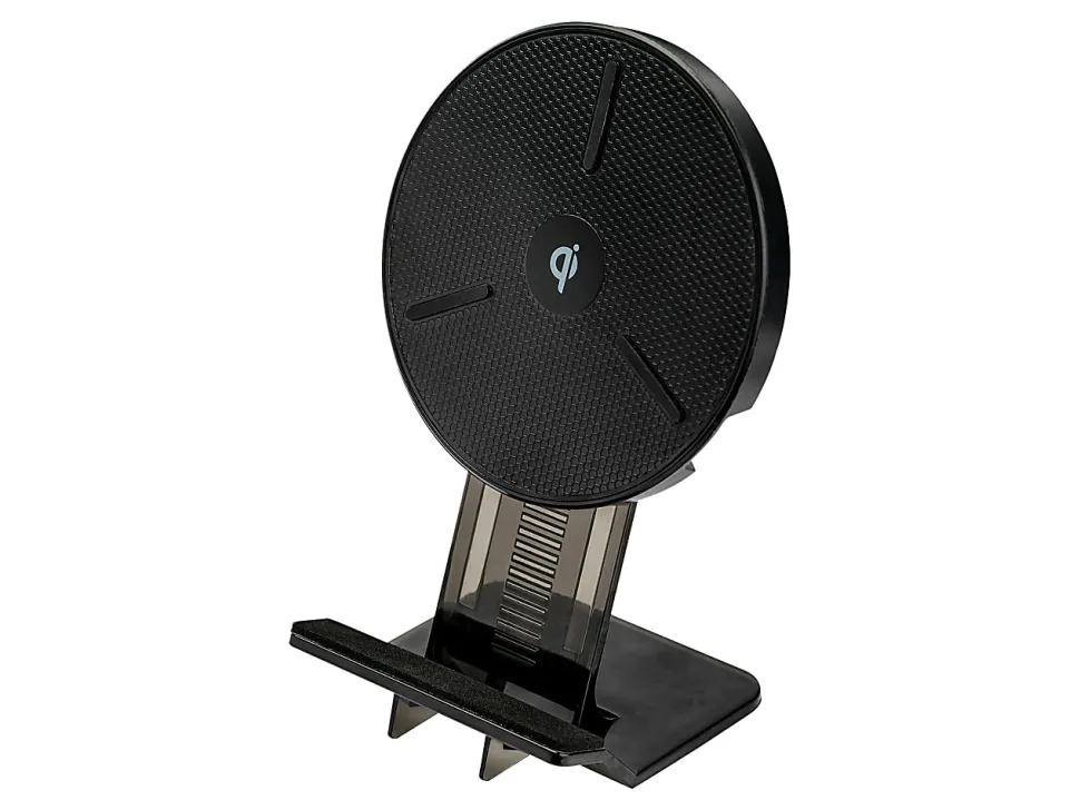 StarTech.com 15W Qi Wireless Charging Stand, Universal Qi Certified Wireless Charger Stand or Pad, - QWCHSTAND