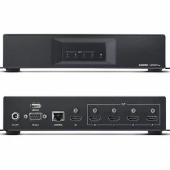 StarTech.com 2x2 Video Wall Controller - 4K60Hz - HDMI 2.0 - EDID emulation - 1 In 4 Out - RS-232 Serial Control - 4 Screen Video Wall