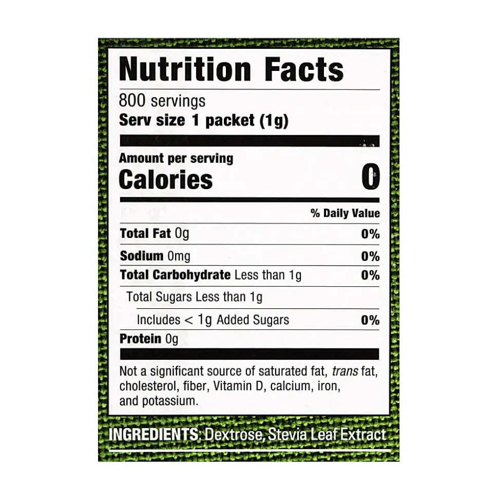 Stevia In The Raw™ Packets, Box Of 800