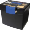 Storex File Storage Box with XL Storage Lid - External Dimensions: 10.9"x13.3"x 11" - 30 lb - Media Size Supported: Letter 8.50"x11" - 61415B02C