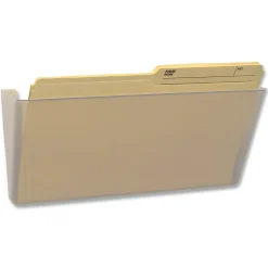 Storex Magnetic Wall File Pockets - 500 x Sheet - Cabinet, Wall Mountable - Recycled - Clear - Plastic - 1Each