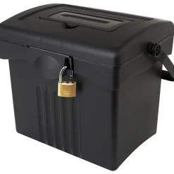 Storex Portable Storage Box - External Dimensions: 14.9