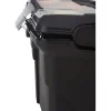 Storex® Premium File Cart With Telescopic Handle, 80% Recycled, 15" x 16 7/16" x 17", Silver/Black