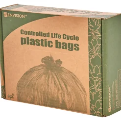 Stout® Controlled Life Cycle Plastic Bags, 1.10-mil, 33 Gallons, 33