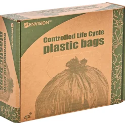 Stout® Controlled Life Cycle Plastic Bags, 1.10-mil, 33 Gallons, 33