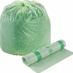 Stout® EcoSafe-6400 Compostable Compost Bags, 0.85-mil, 48 Gallons, 42