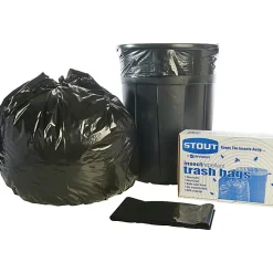 Stout® Pest-Guard™ 2.00-mil Insect Repellent Trash Bags, 55 Gallons, 37