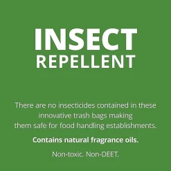 Stout® 33% Recycled Insect Repellent Trash Bags, 35 Gallons, 33