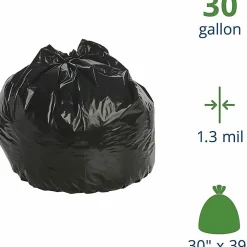 Stout  Trash Bags, 1.3-mil, 20 - 30 Gallons, 30