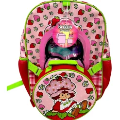 Strawberry Shortcake 3-Piece Backpack Set With Headphones, Pink